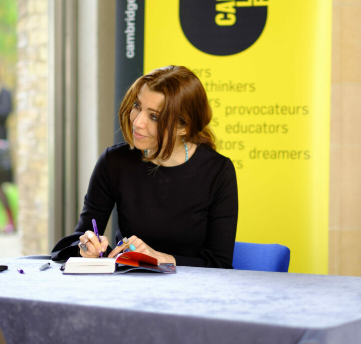 Elif Shafak signing