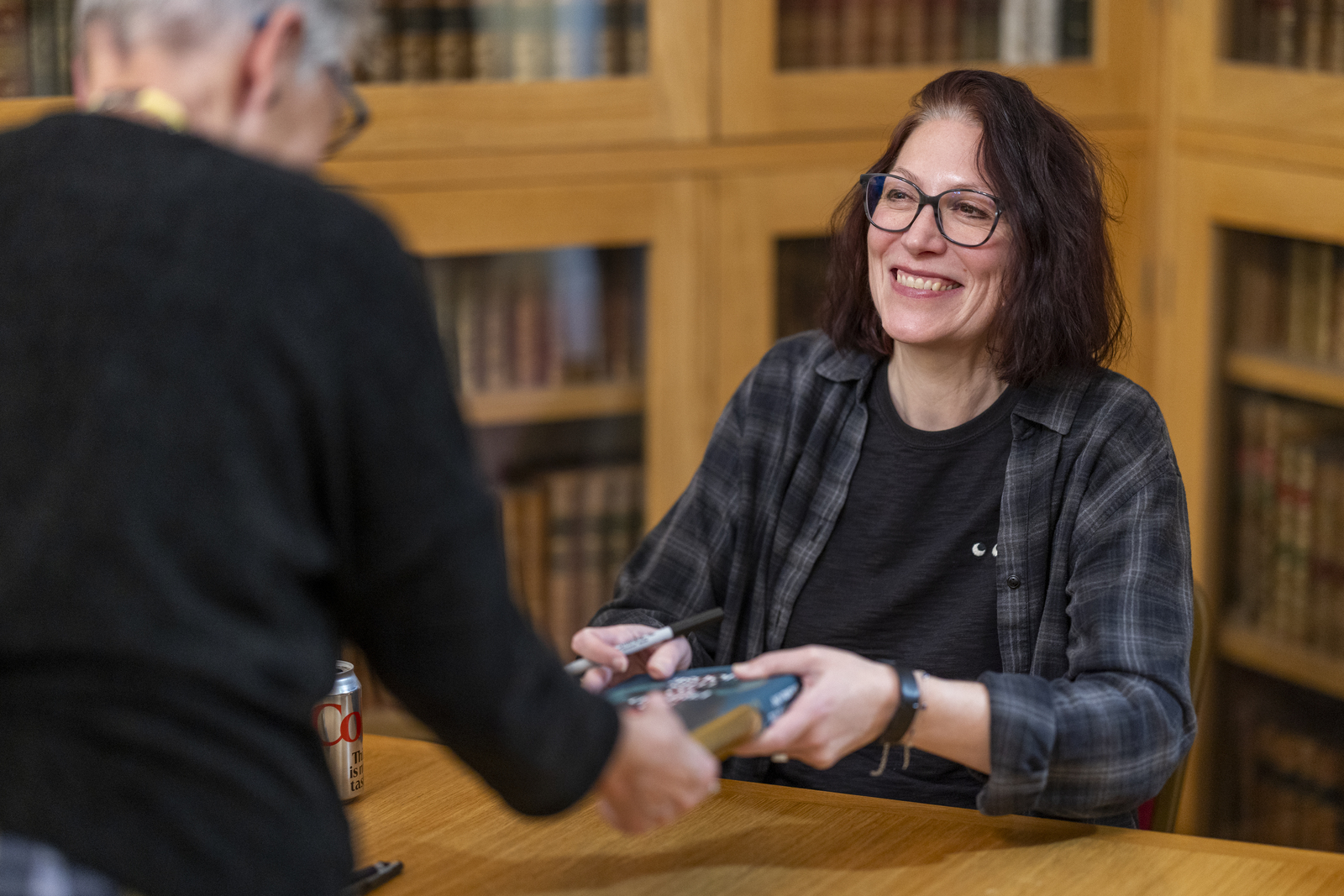 Natalie Haynes signing